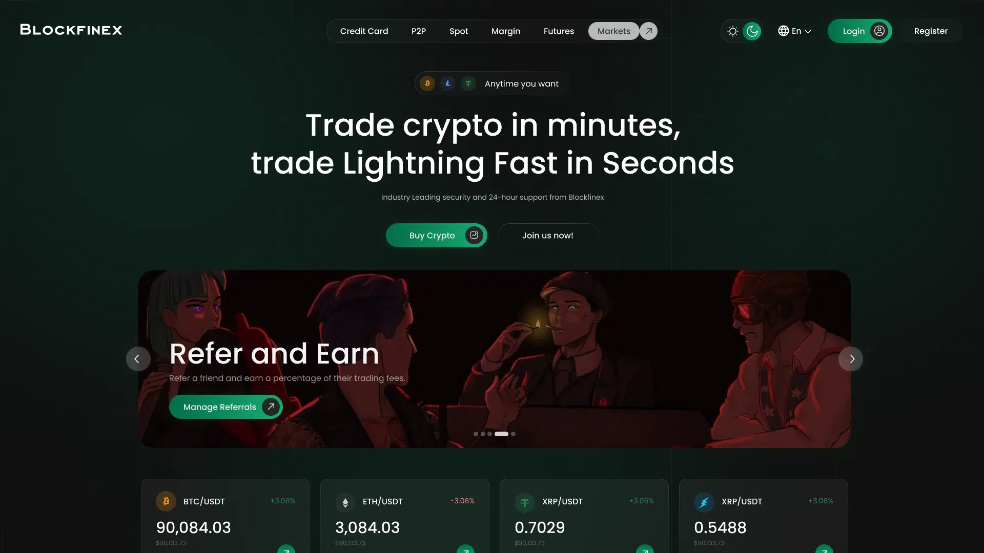 Crypto Trading Interface Market Visualization